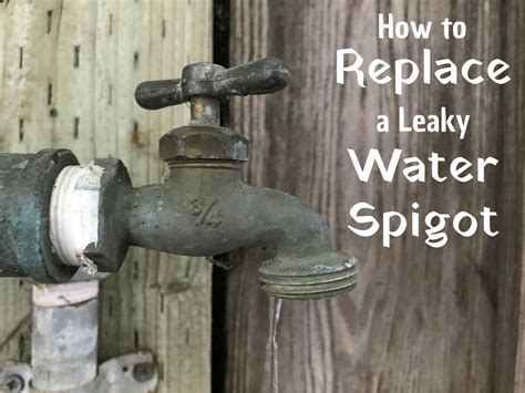 leaky spigot|How to Fix a Leaking Outdoor Faucet